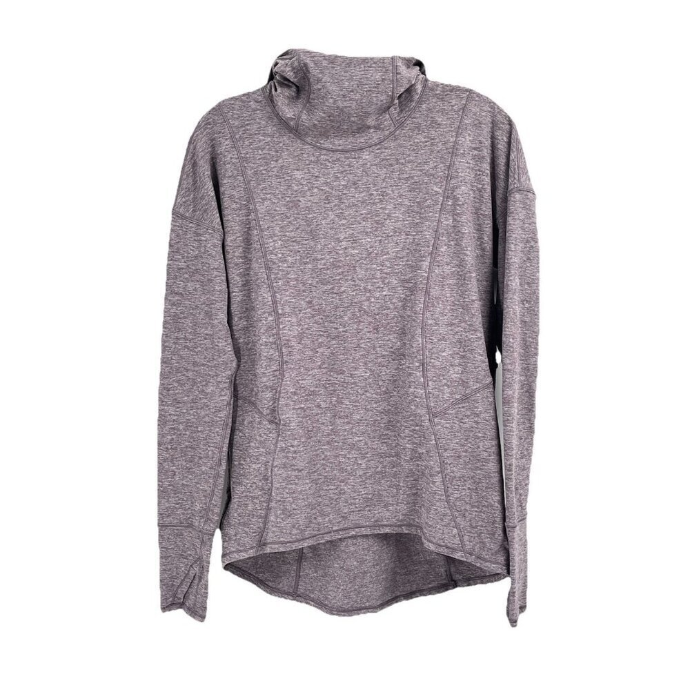 Lululemon Ready to Rulu Hooide Heathered Frosted Mulberry Sz Womens Small